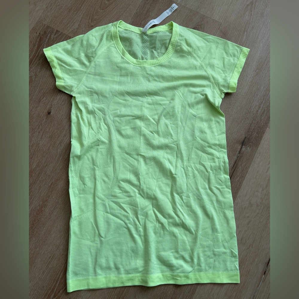 Lululemon Neon Yellow Swiftly Shirt